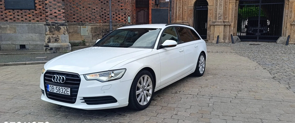 Audi A6 cena 56900 przebieg: 206000, rok produkcji 2012 z Brzeg małe 154